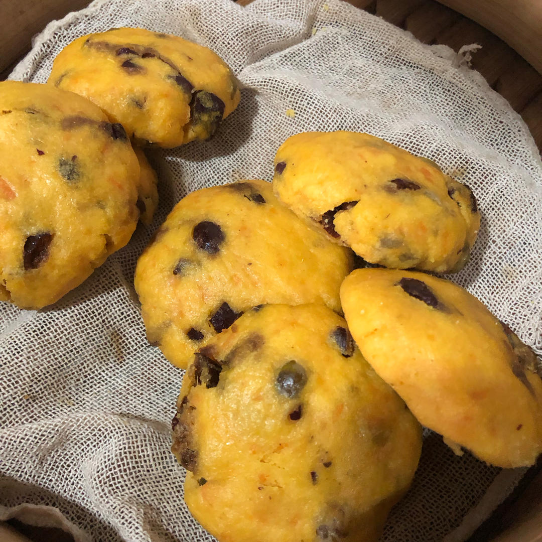 健康粗粮红薯玉米小饼