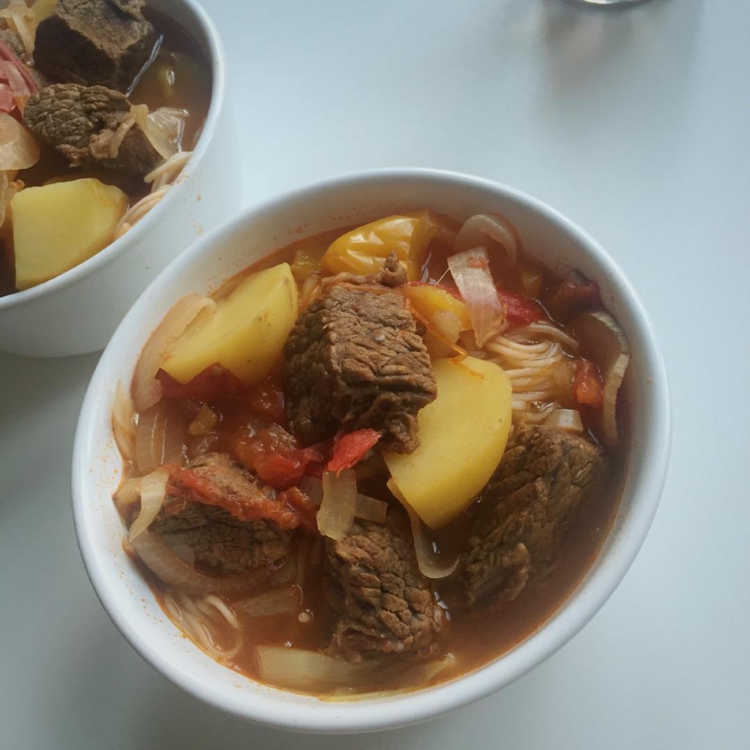 土豆番茄牛腩汤