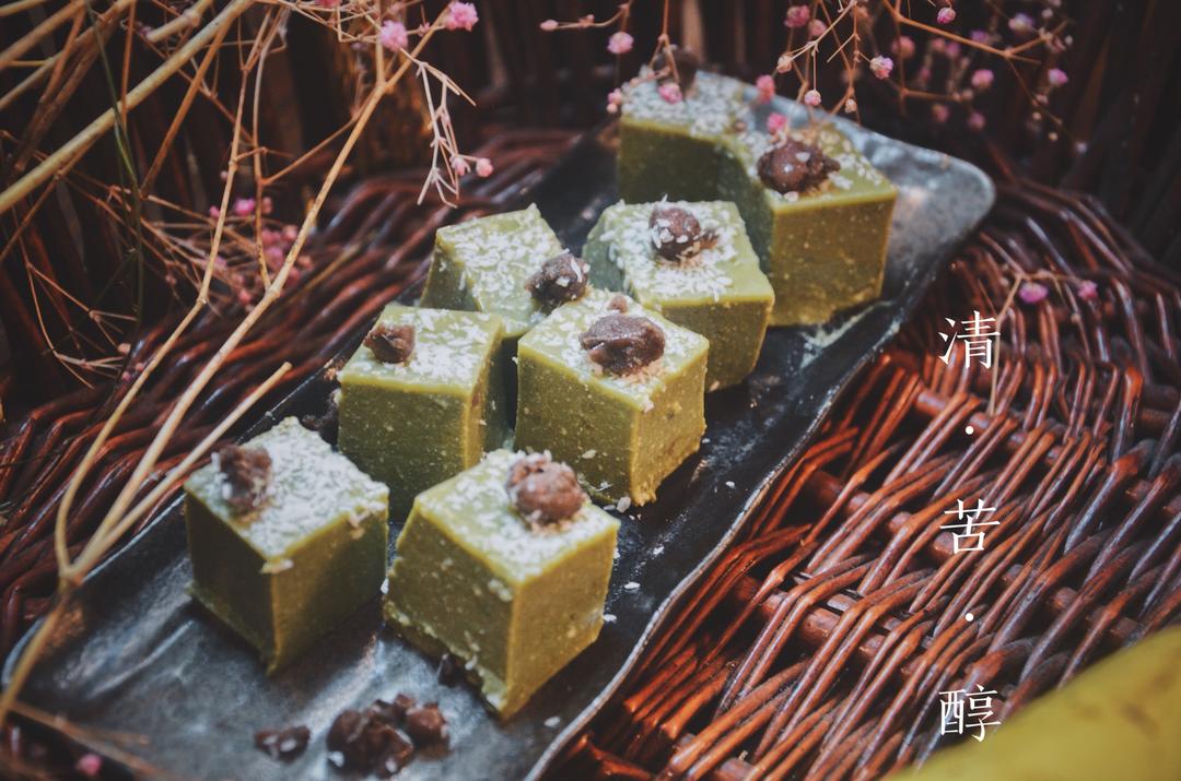 减脂期无糖无奶油抹茶豆腐布丁