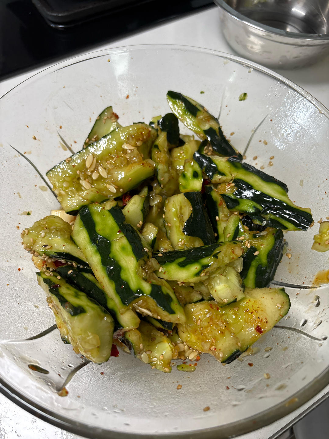 赞不绝口拍黄瓜🥒