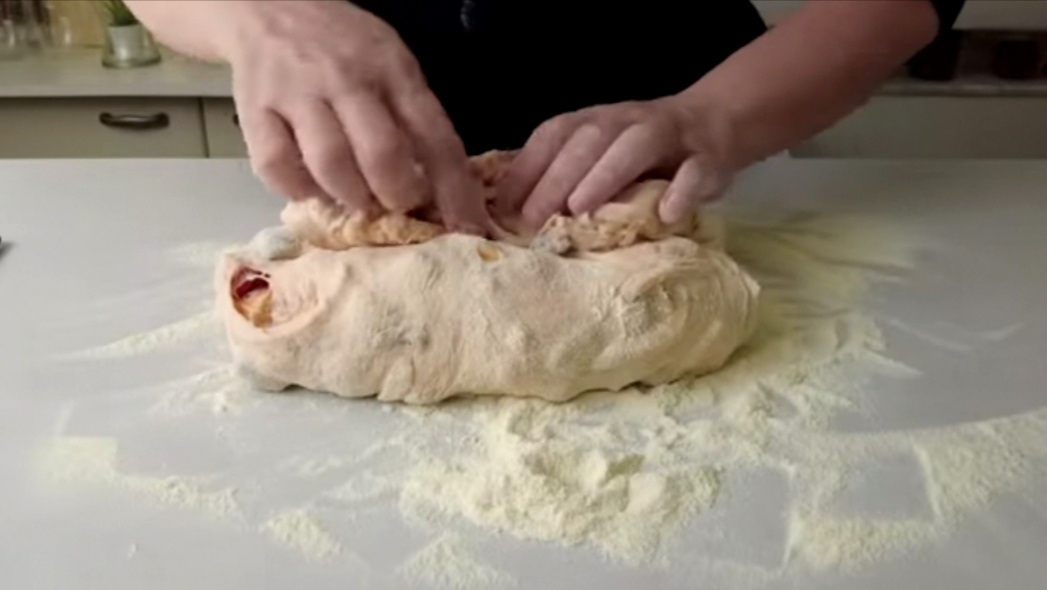 硬麦凤尾鱼橄榄面包semolina bread，pucce bread or puccia pane的做法 步骤16