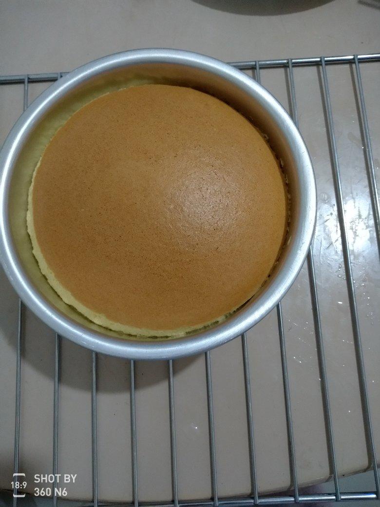6寸原味戚风蛋糕