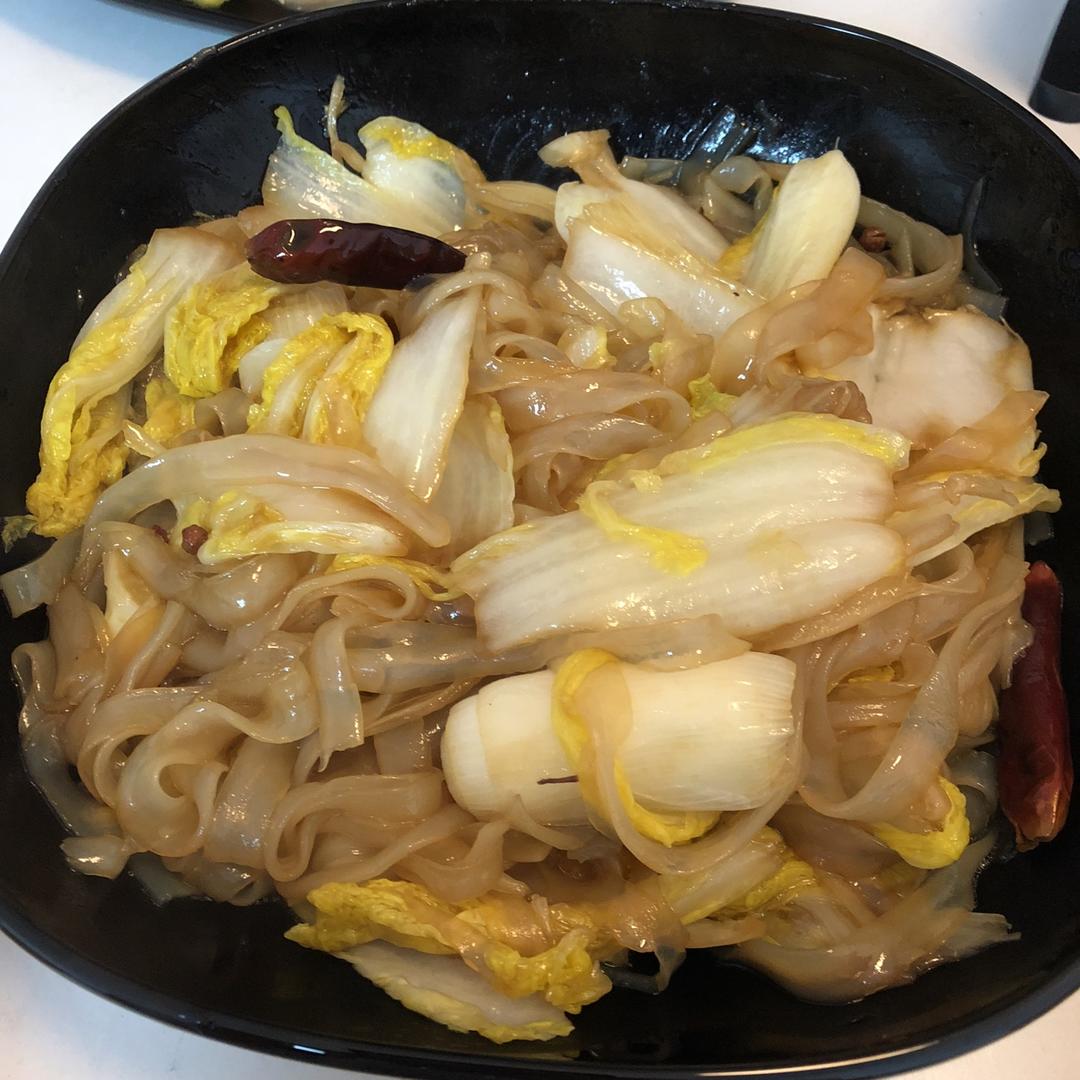 圆白菜炒粉条