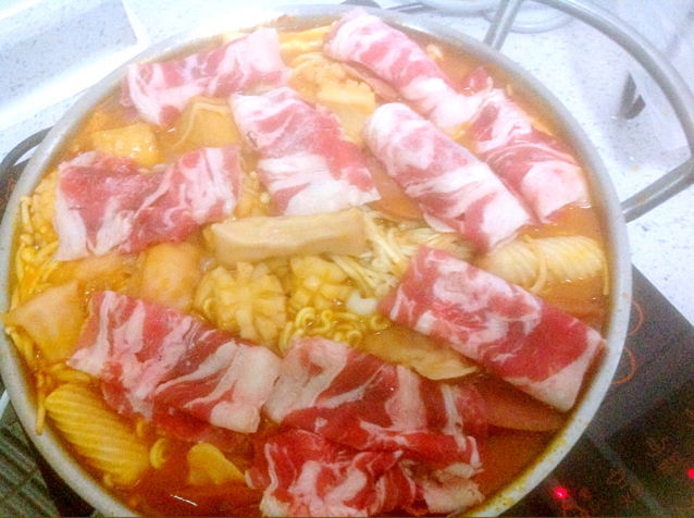 韩式芝士部队锅