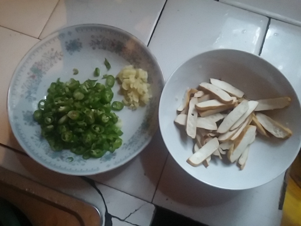 青椒炒豆腐干