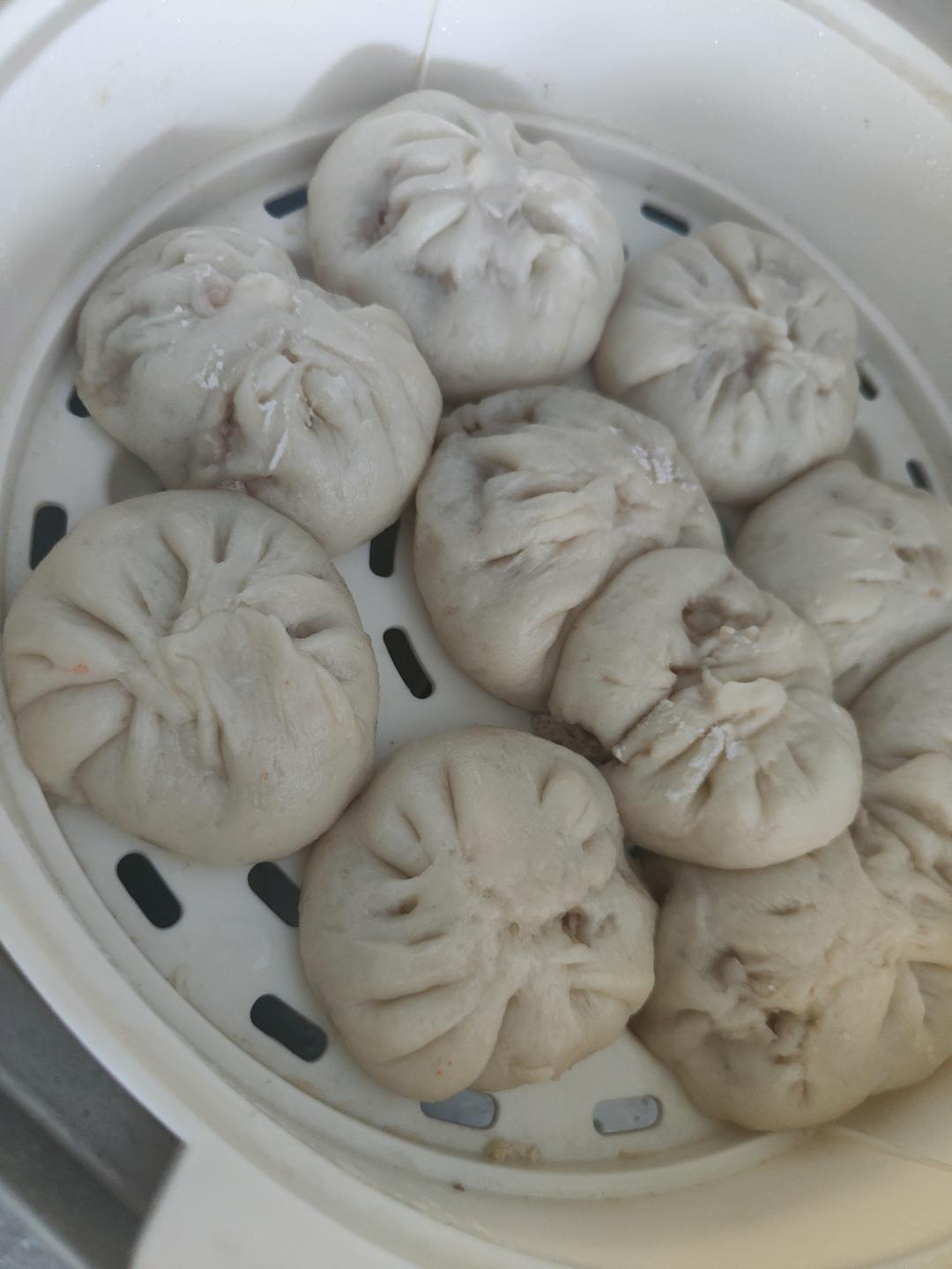 家庭版猪肉大葱包子（喷香多汁）