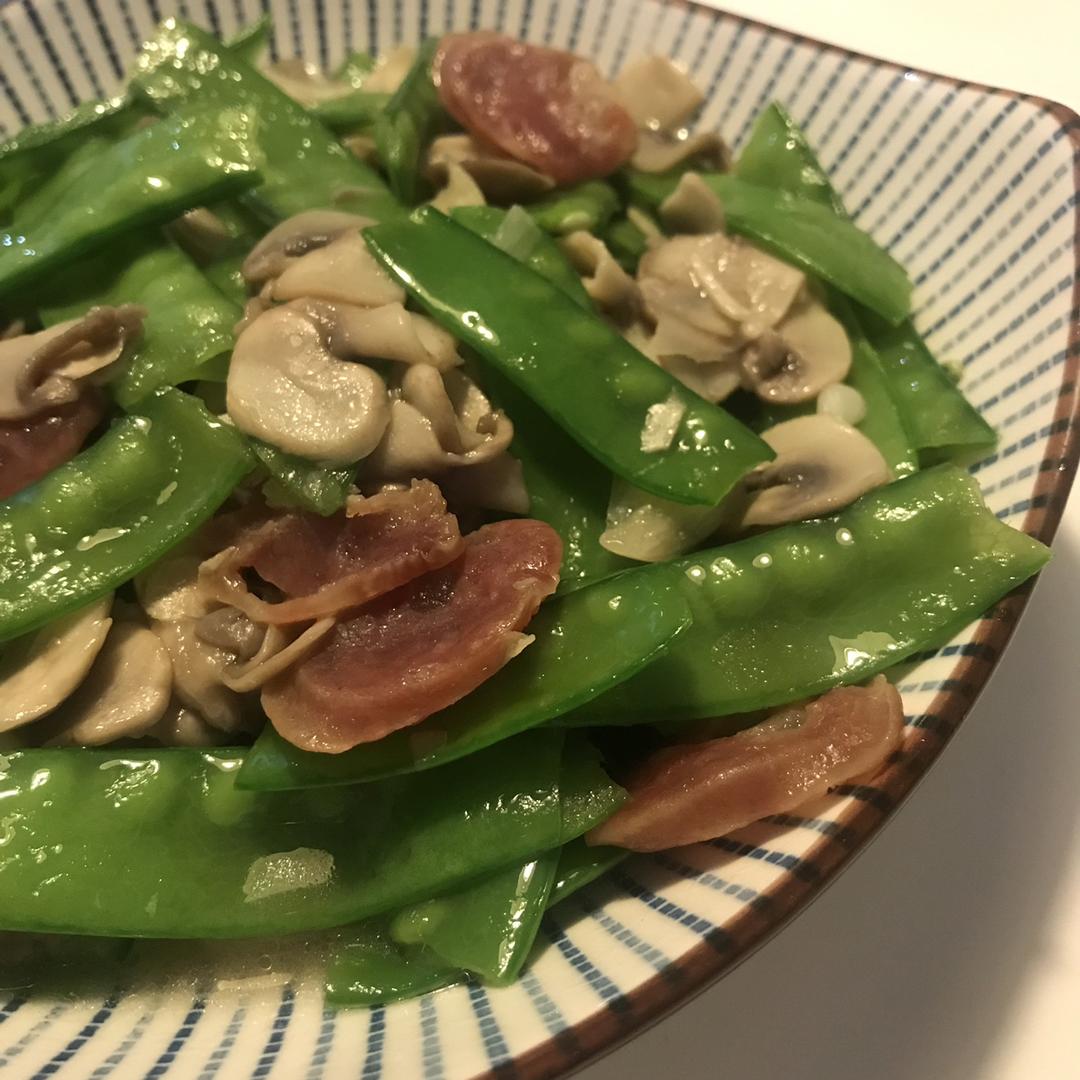 菌香荷兰豆