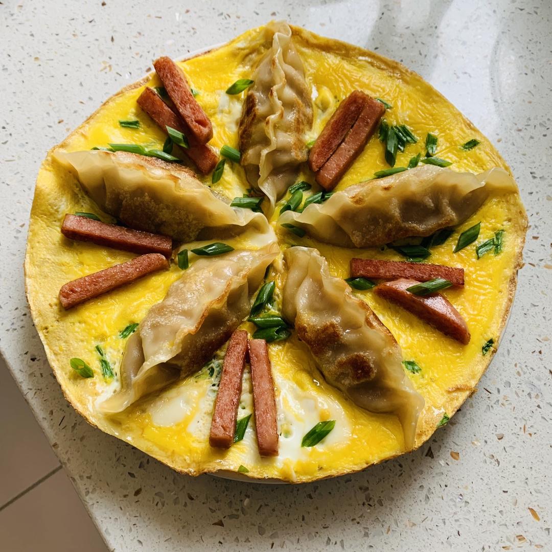 懒人快手抱蛋煎饺