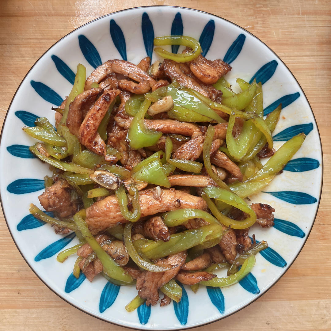 青椒炒肉丝