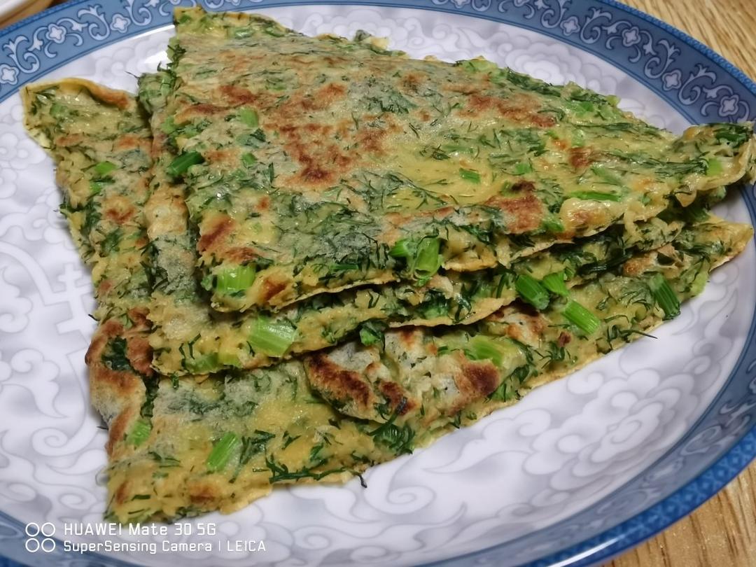 茴香煎饼