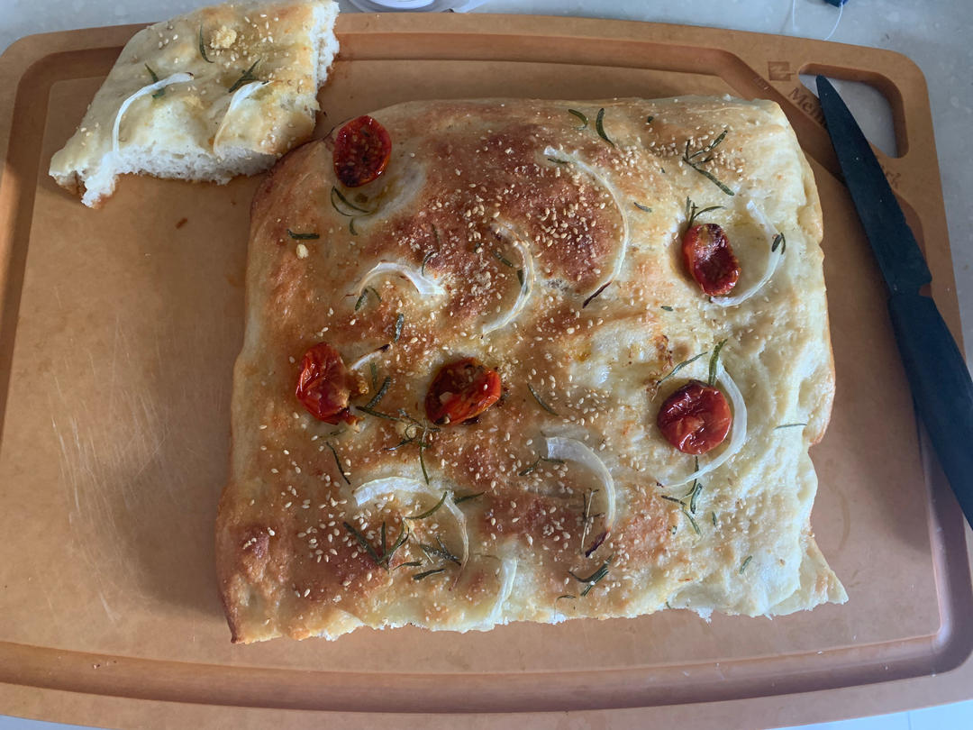 『研究了2年的完美食谱』最简单的免揉佛卡夏