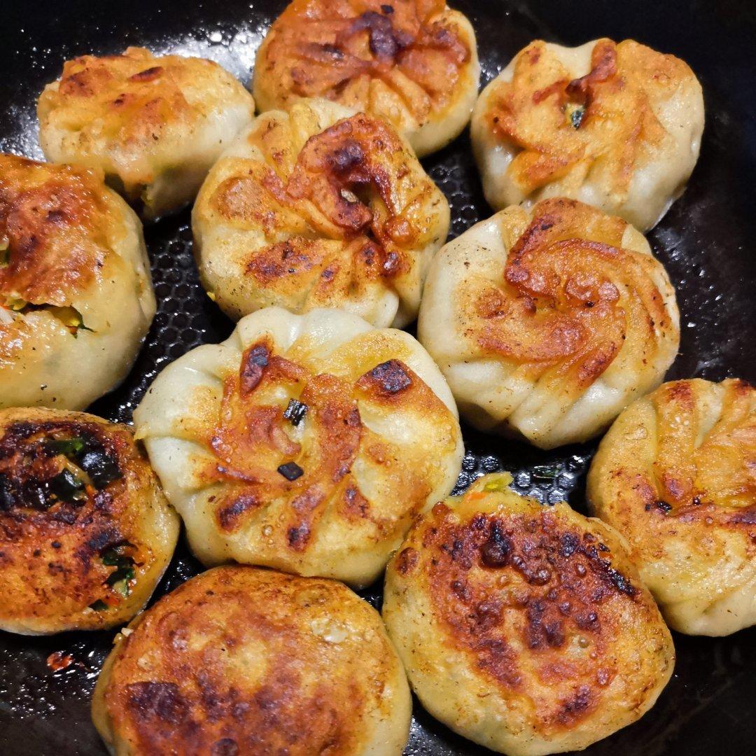 🔥不揉面，不发面❗️皮薄馅多三鲜馅饼