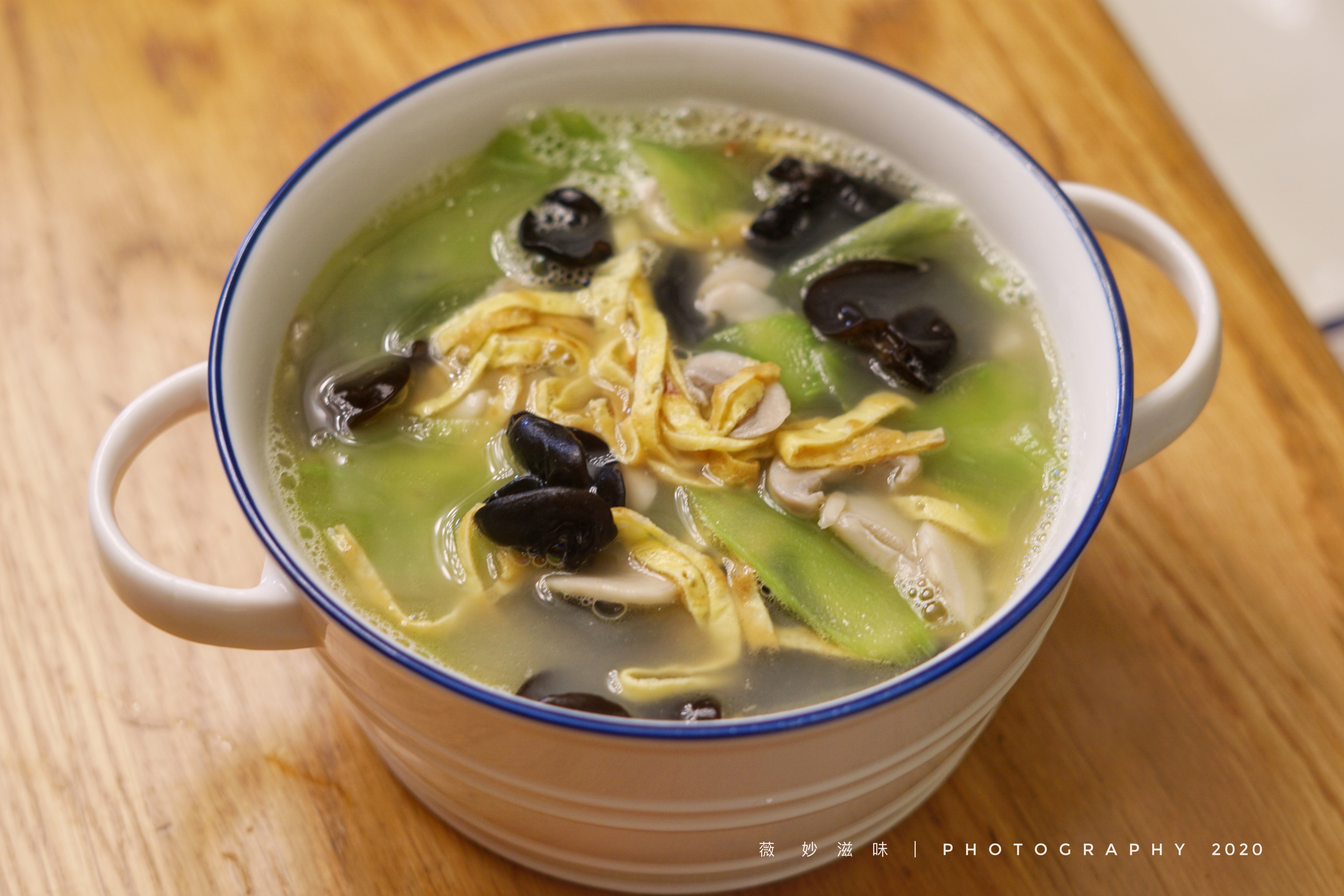 营养又健康的莴苣磨菇汤～的做法 步骤11