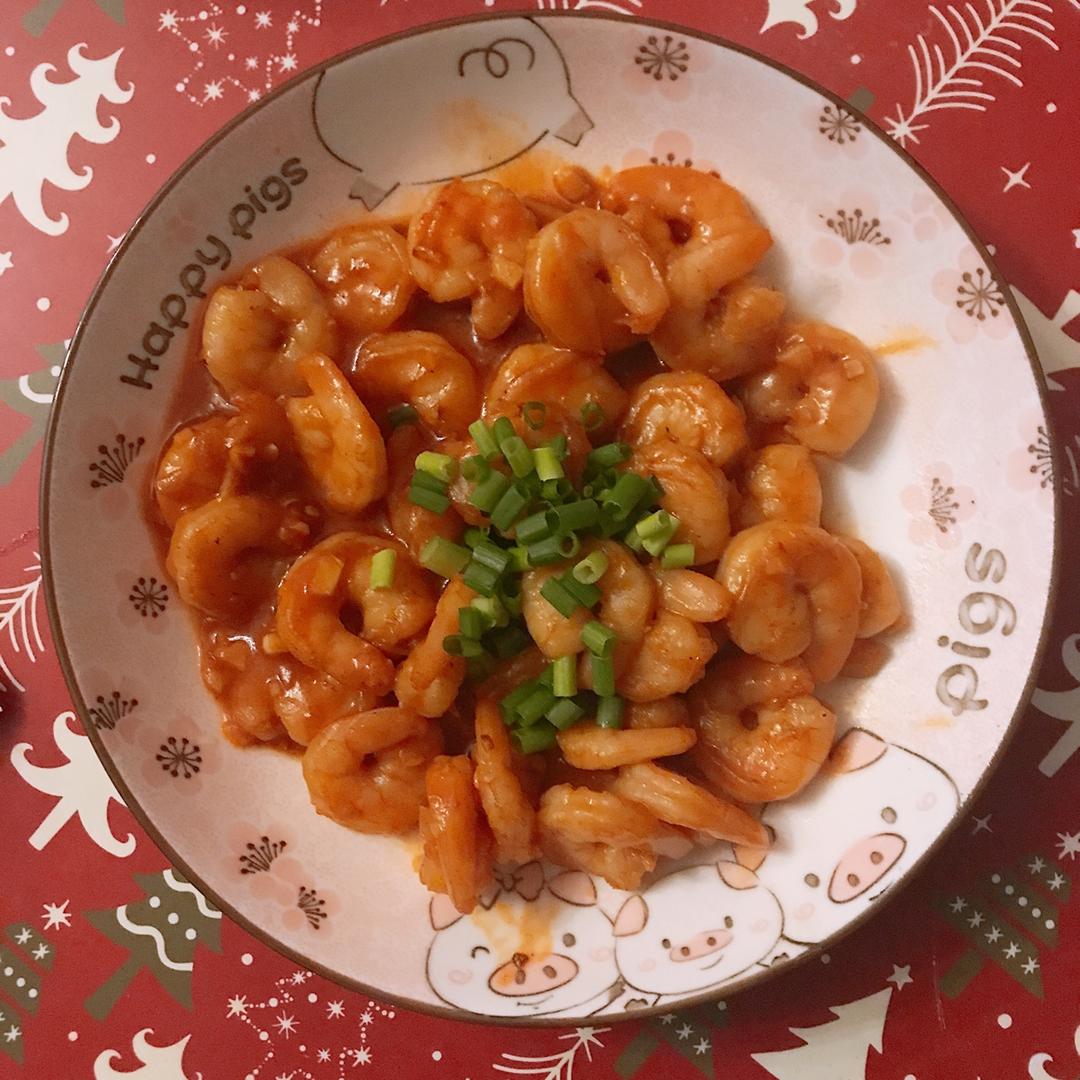 番茄虾仁