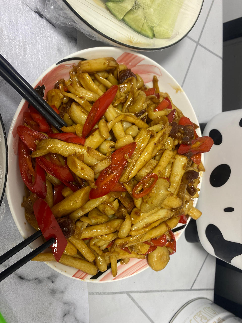 海鲜菇炒肉