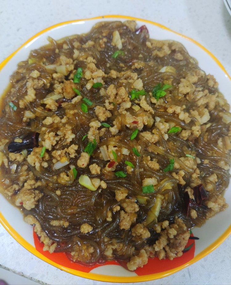 蚂蚁上树(肉末炒粉丝)超下饭‼️十分钟搞定