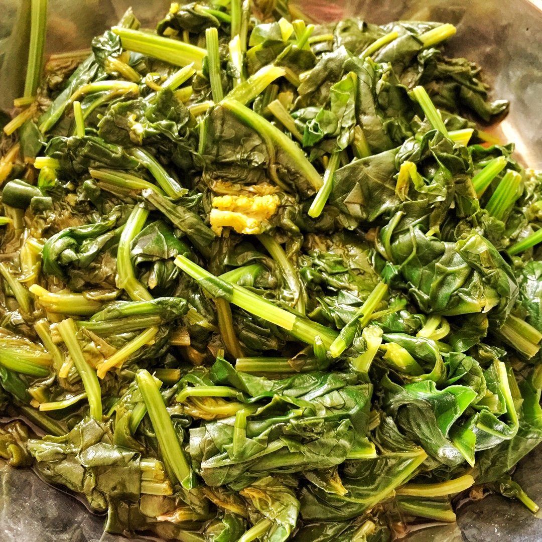 凉拌菠菜