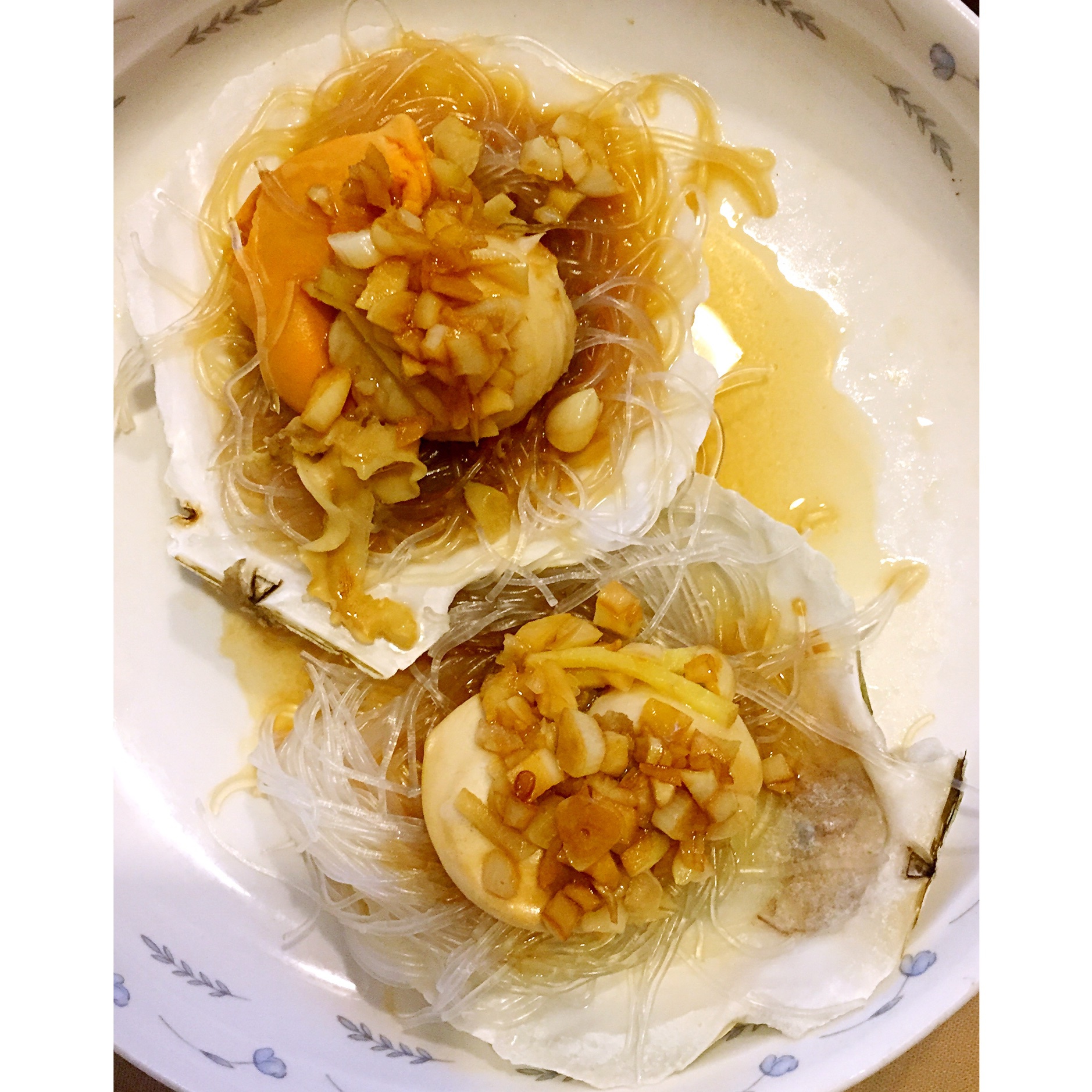 蒜蓉粉丝蒸扇贝