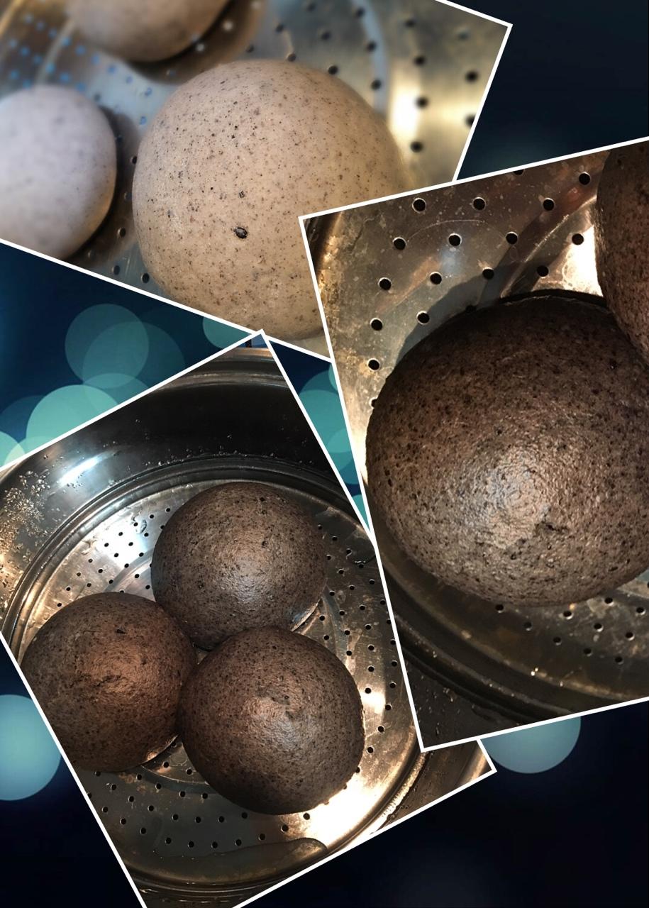 奶香黑芝麻馒头