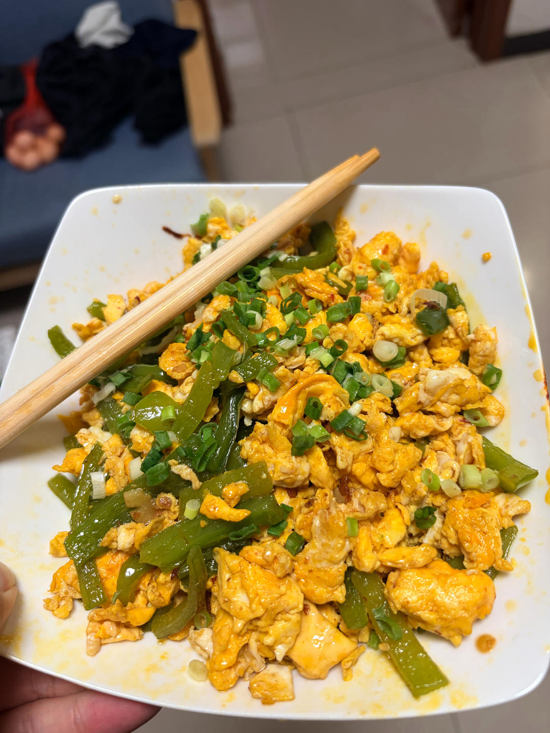 青椒炒蛋