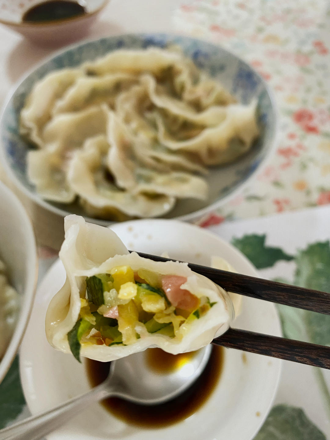 清新南瓜馅饺子