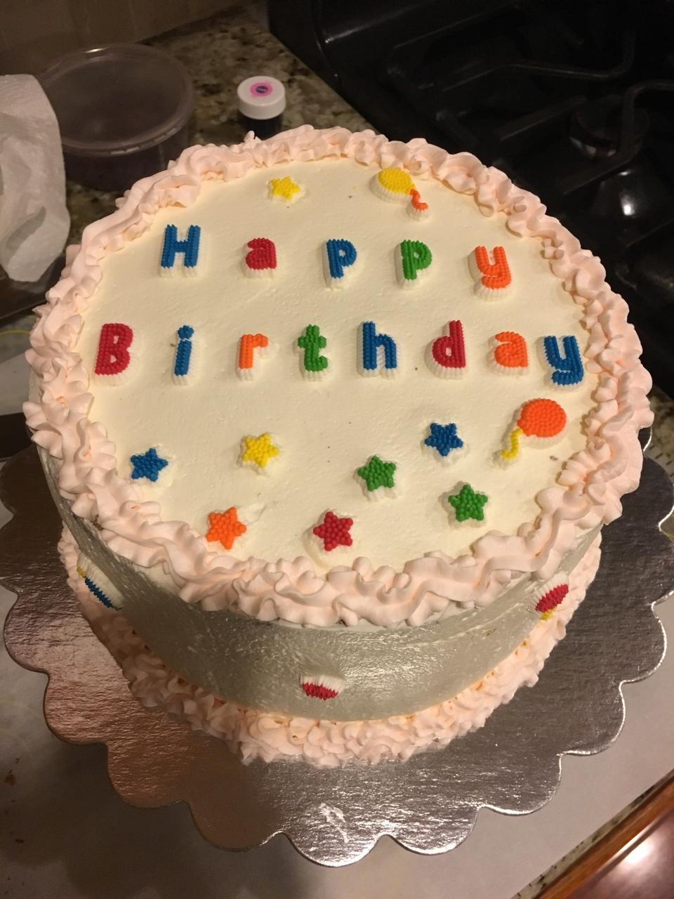 淡奶油裱花蛋糕