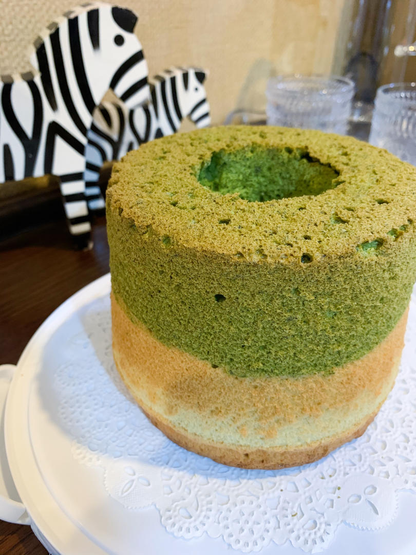 抹茶黄豆粉戚风