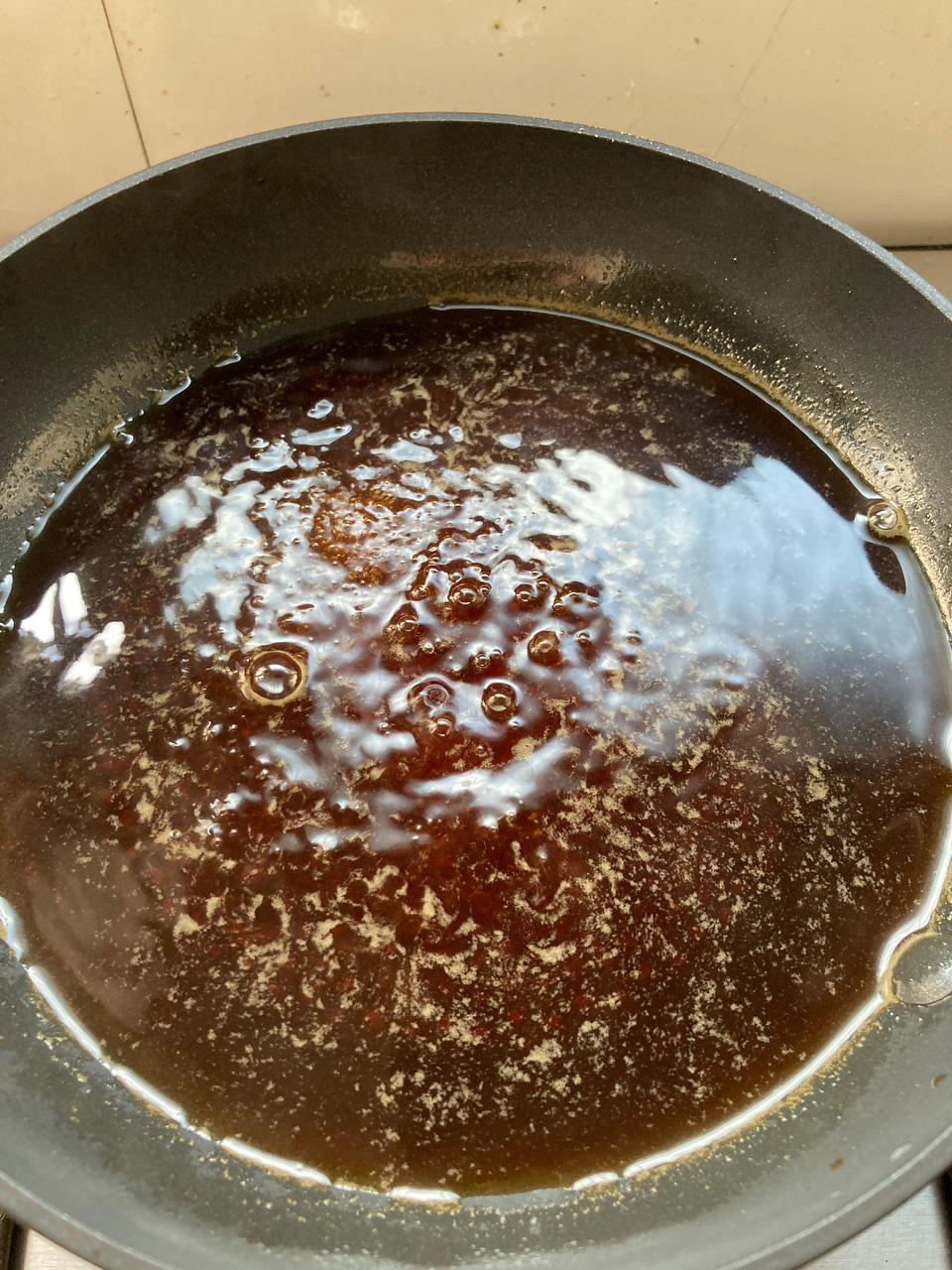 熬制红糖浆