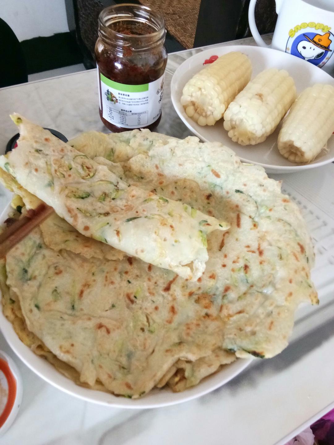 嫩南瓜煎饼