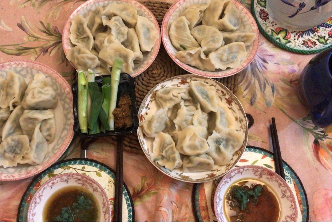 圆葱猪肉饺子(严格称重了哦)