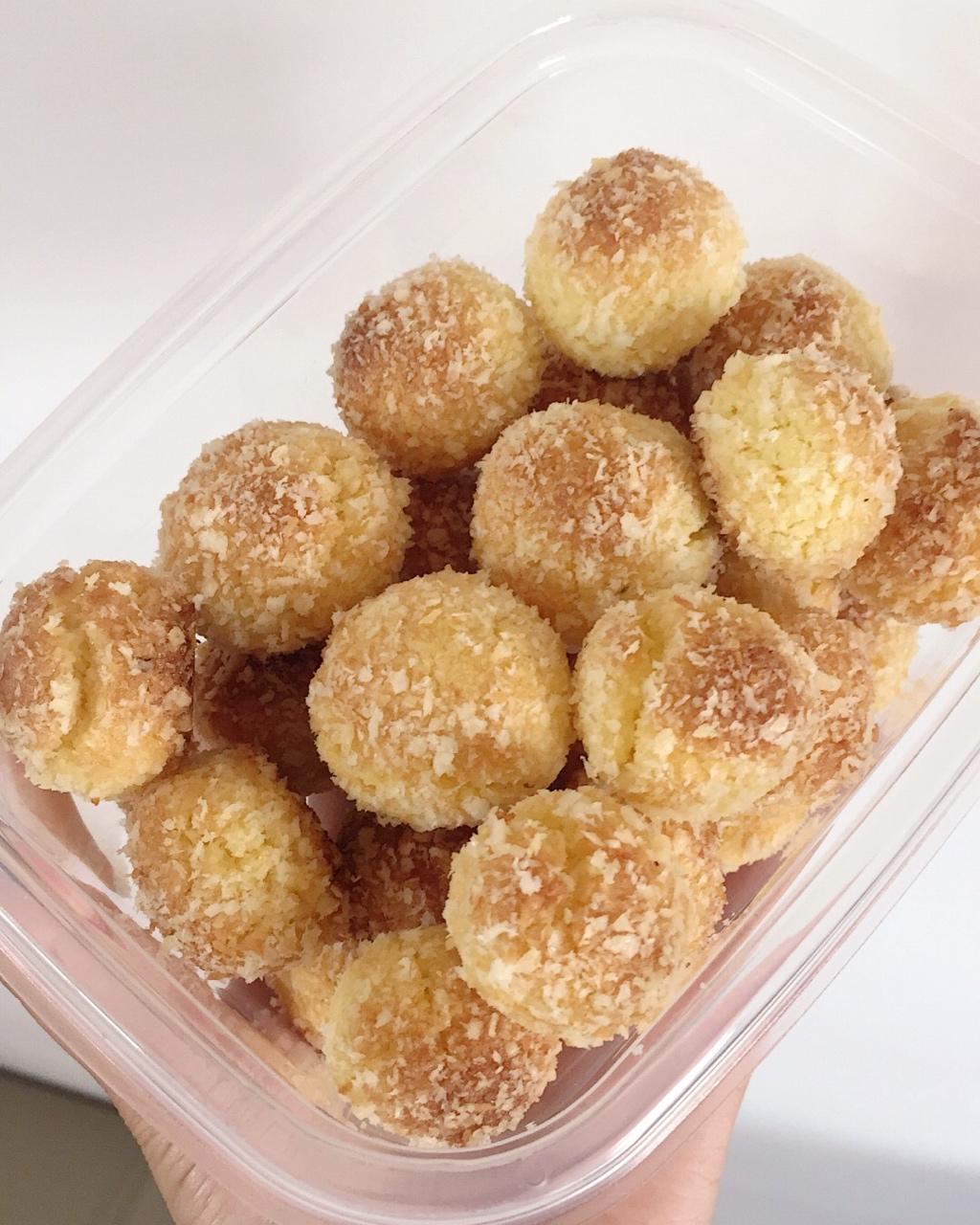 【视频】椰蓉小酥球（消耗蛋黄）童年美食