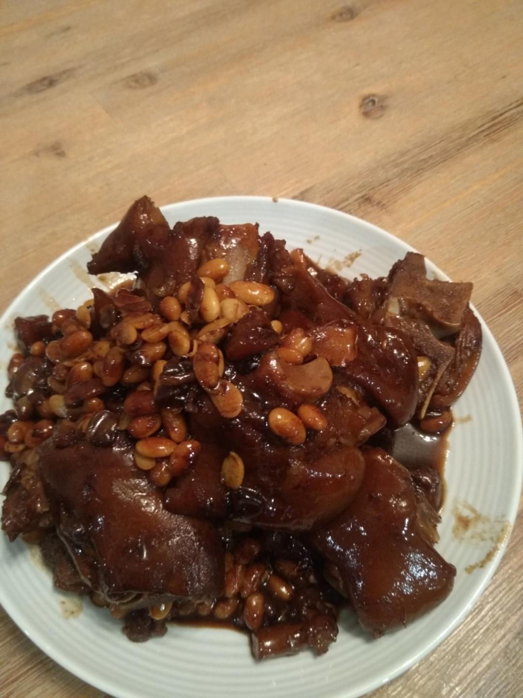 黄酒黄豆红烧猪蹄-被黄磊馋哭版