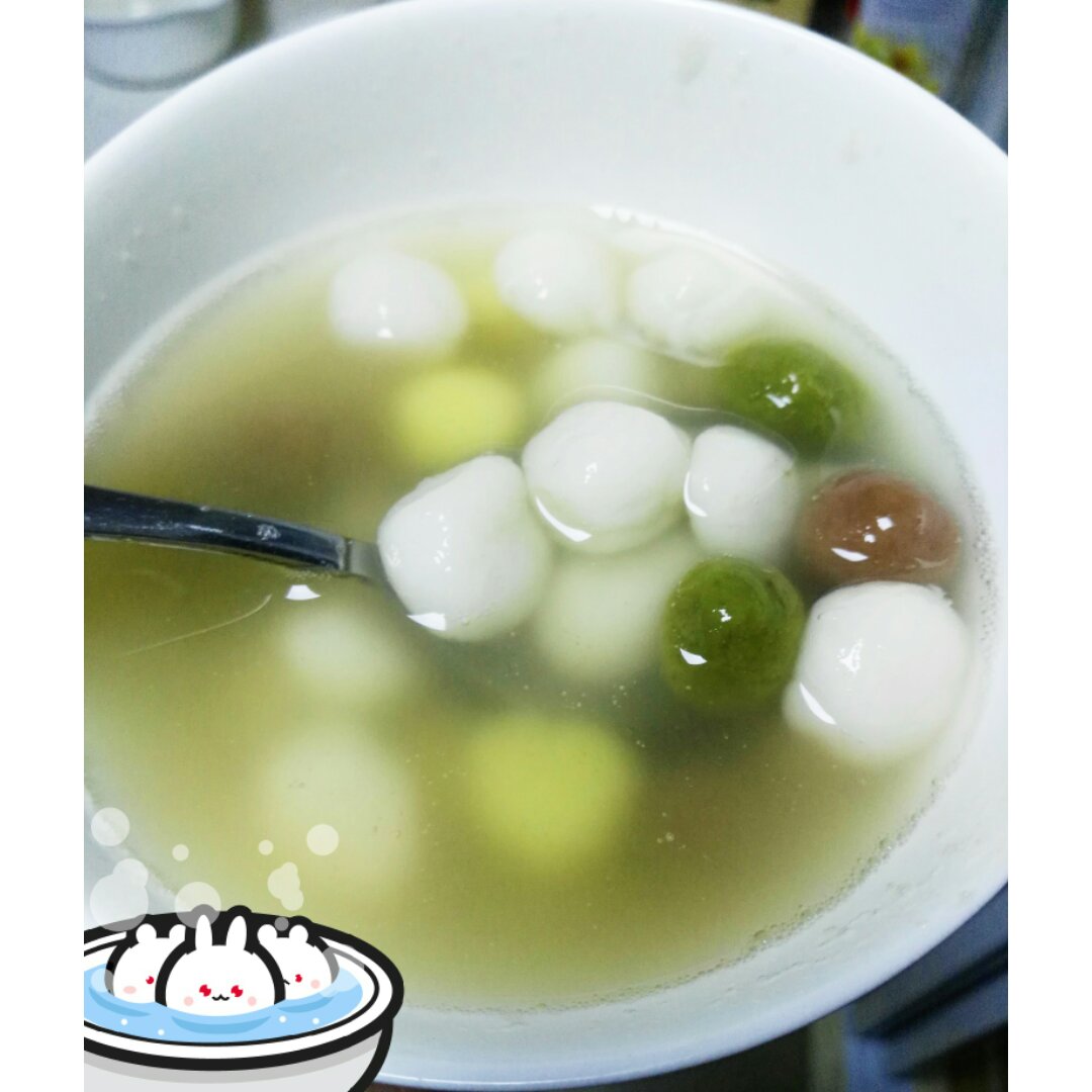 五彩小汤圆（附详细做法）