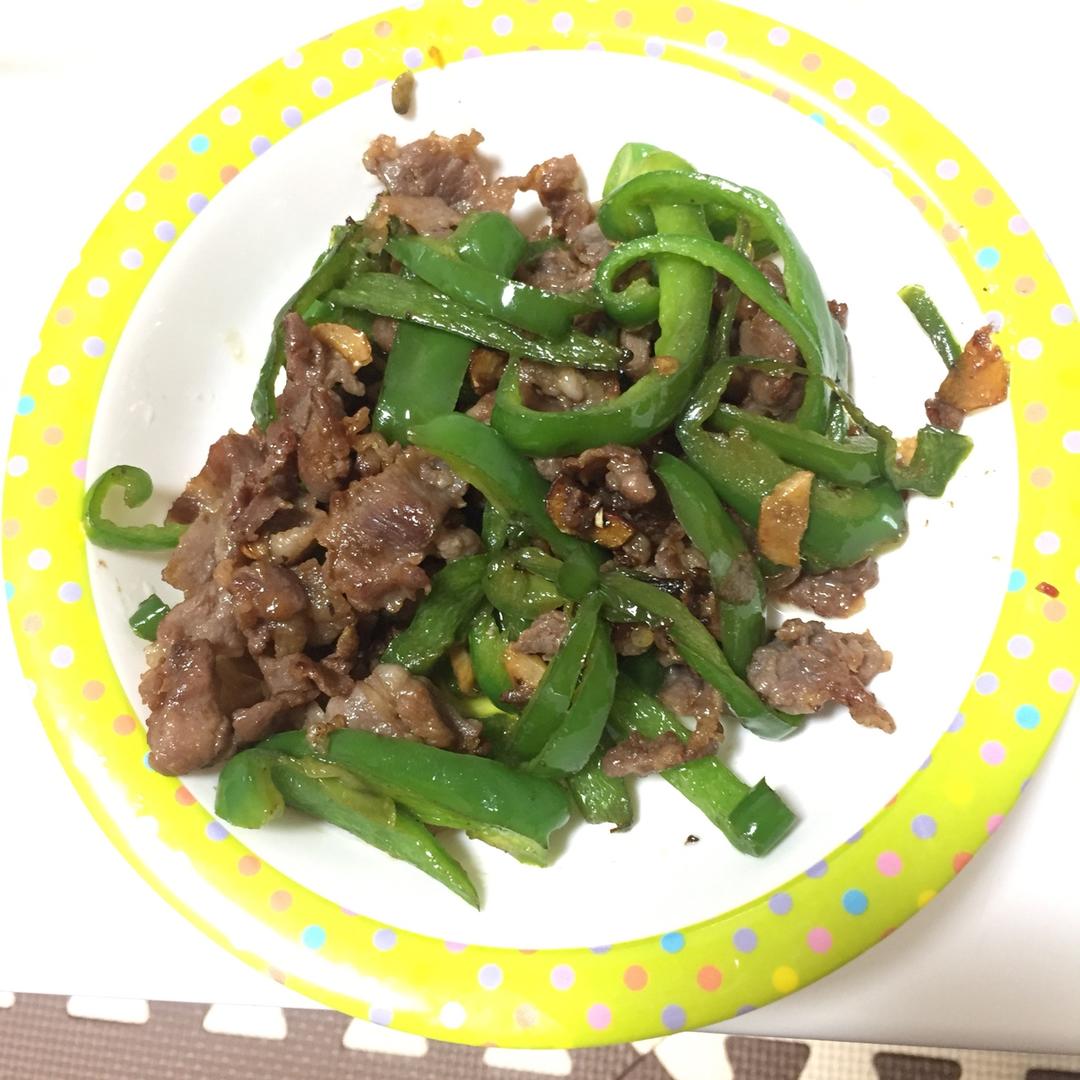 青椒炒肉丝