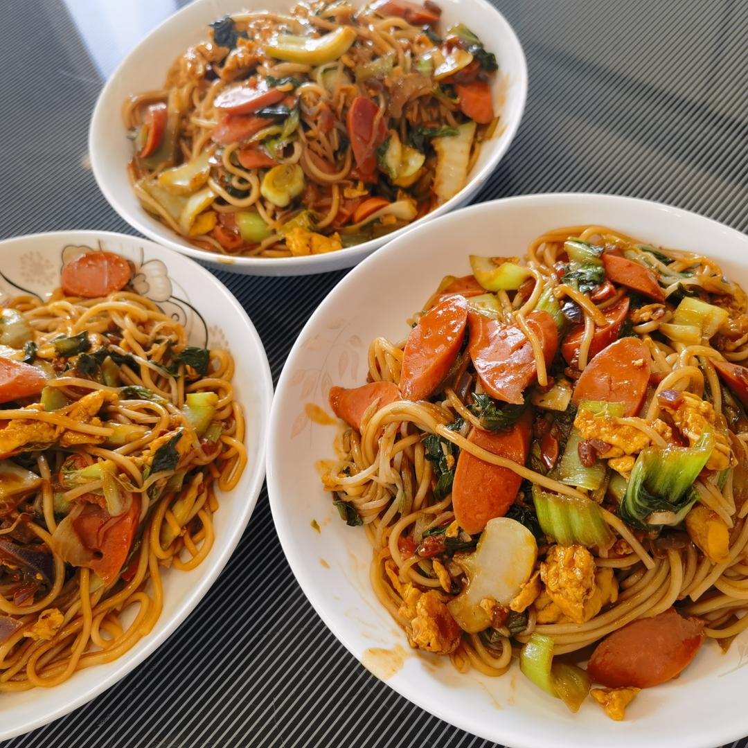 🍜最简单最好吃的家常炒面