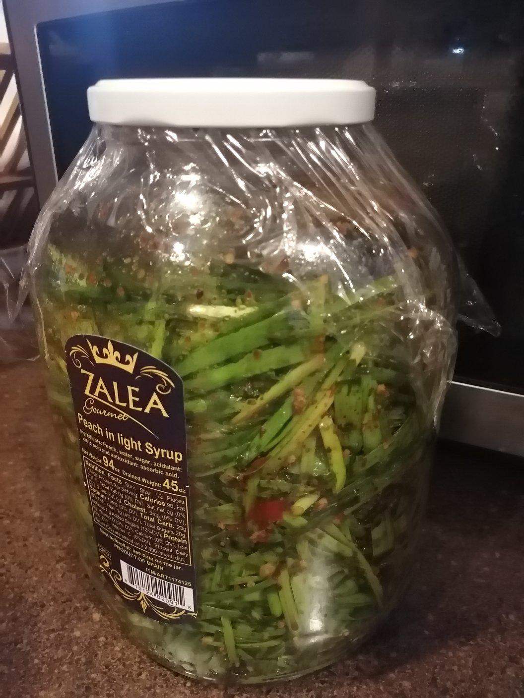 韩式下饭凉菜 葱kimchi（韭菜的做法也是同样的）