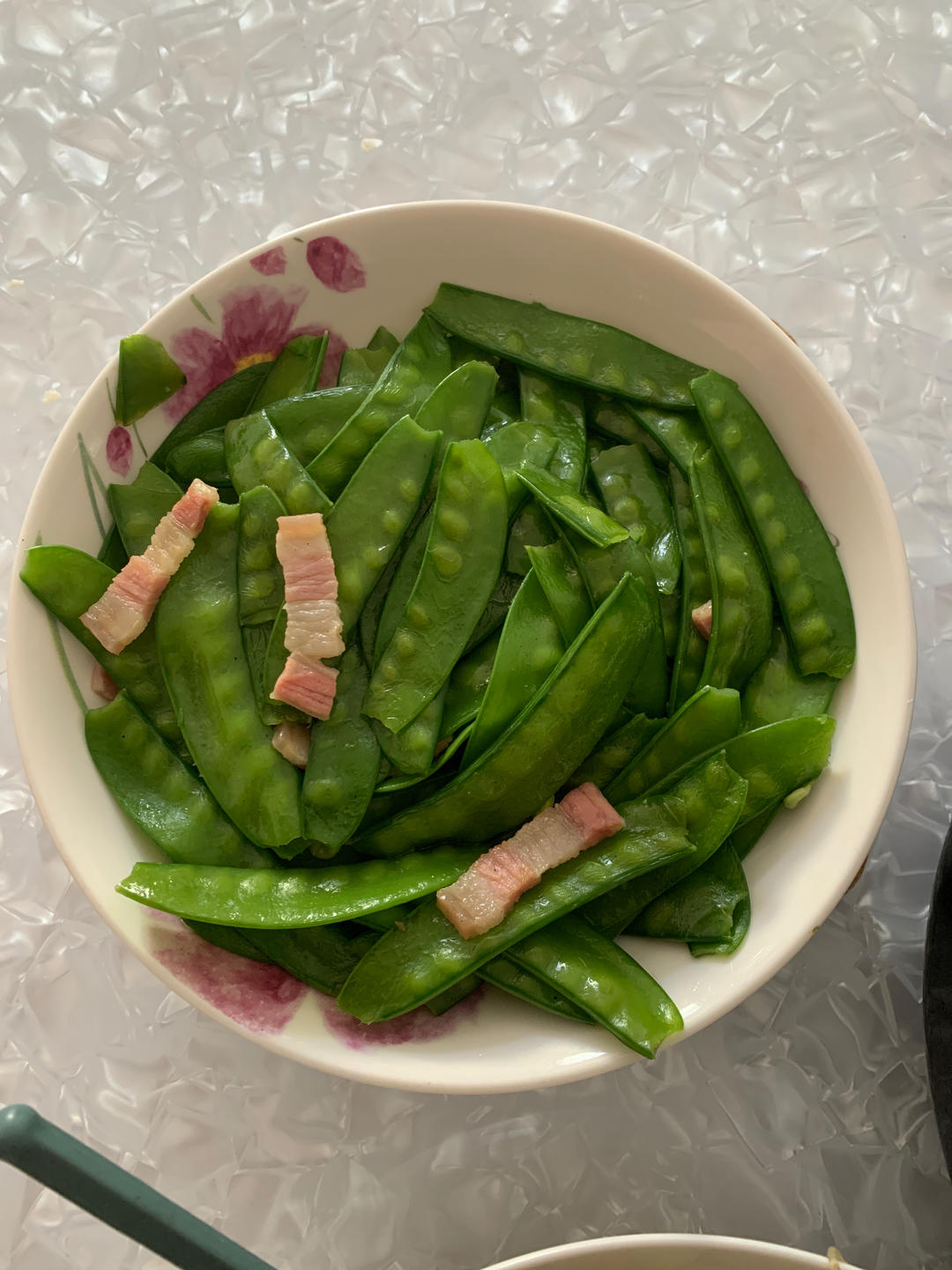 腊肉炒荷蘭豆