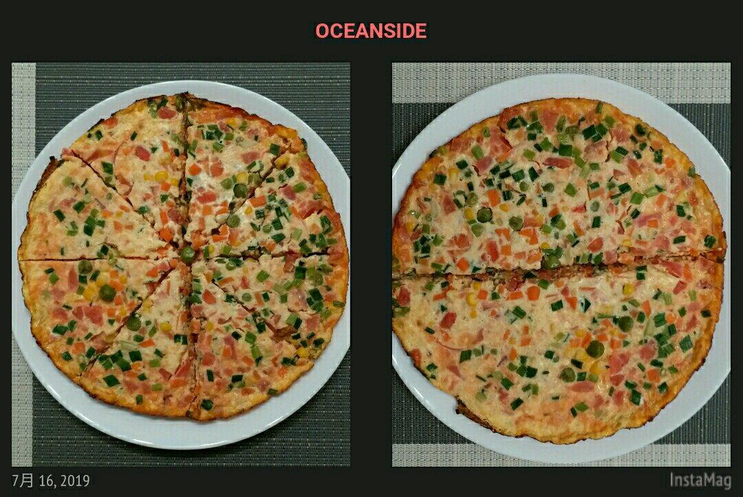 老郑家电饼铛私房菜——西红柿鸡蛋比萨