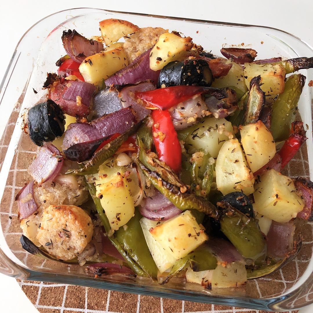 超级简单烤箱菜              美式乡村迷迭香烤肠