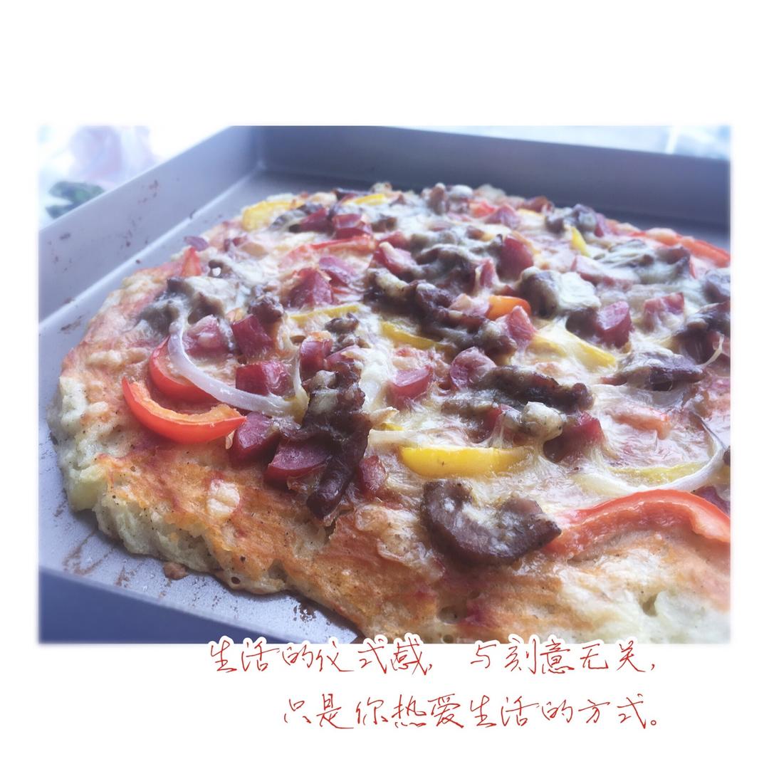 土豆泥饼底披萨