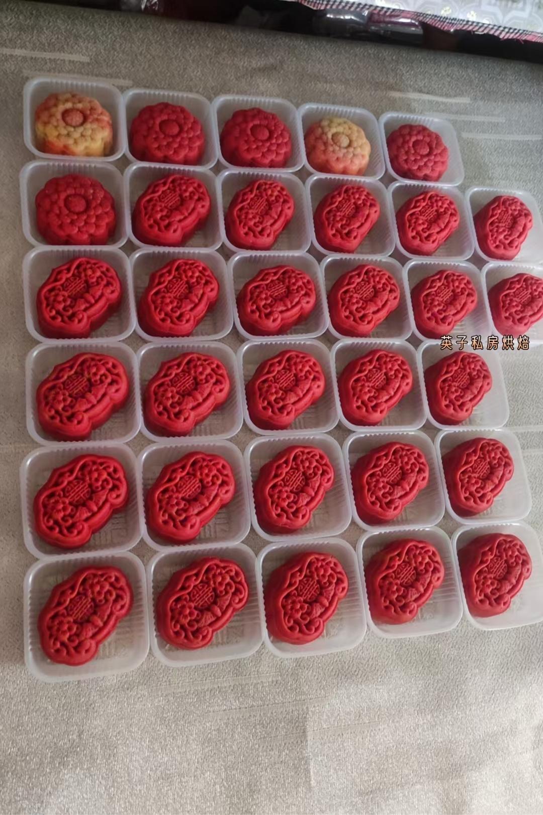 红丝绒月饼
