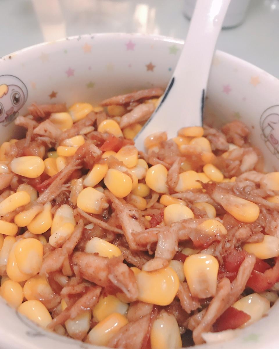 玉米炒肉末【超级下饭的快手家常菜】