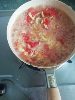 杭沪结合家常番茄蛋汤的做法 步骤4