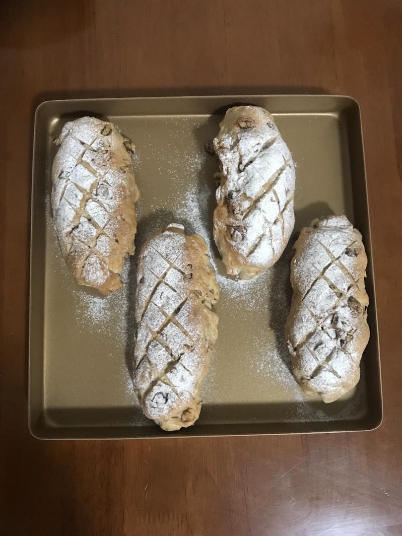 全麦板栗核桃软欧