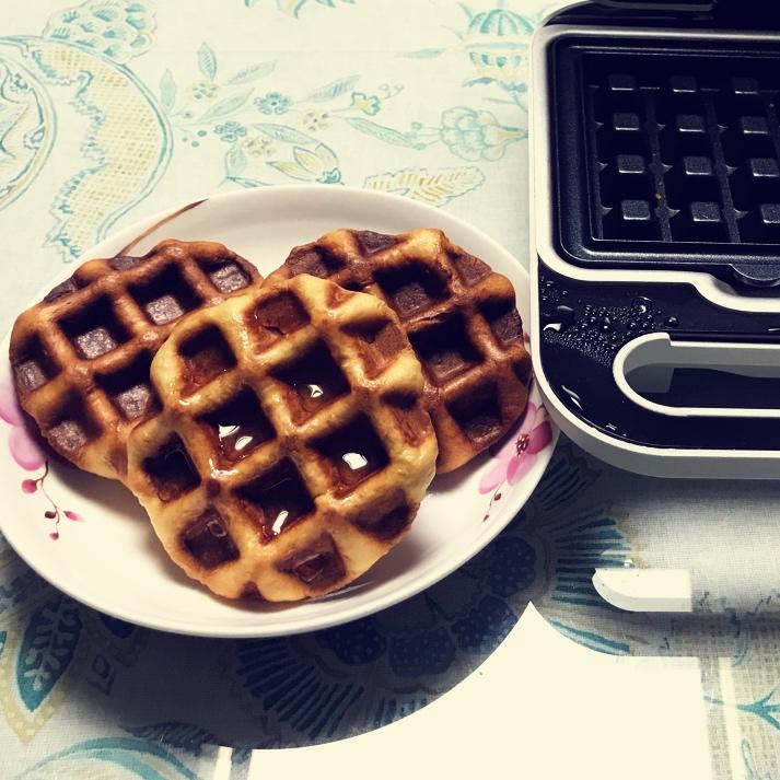 麻薯华夫饼（隔夜发酵）
（原味&抹茶）