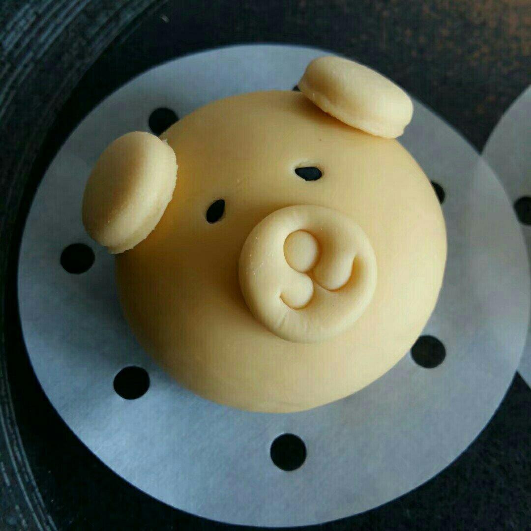 宝宝最爱吃——小熊红糖馒头 （8个月以上）