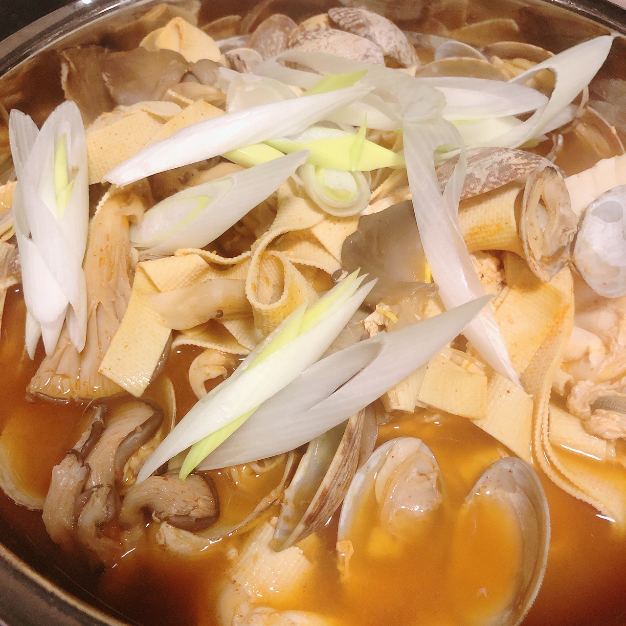 韩式豆腐蛤蜊汤