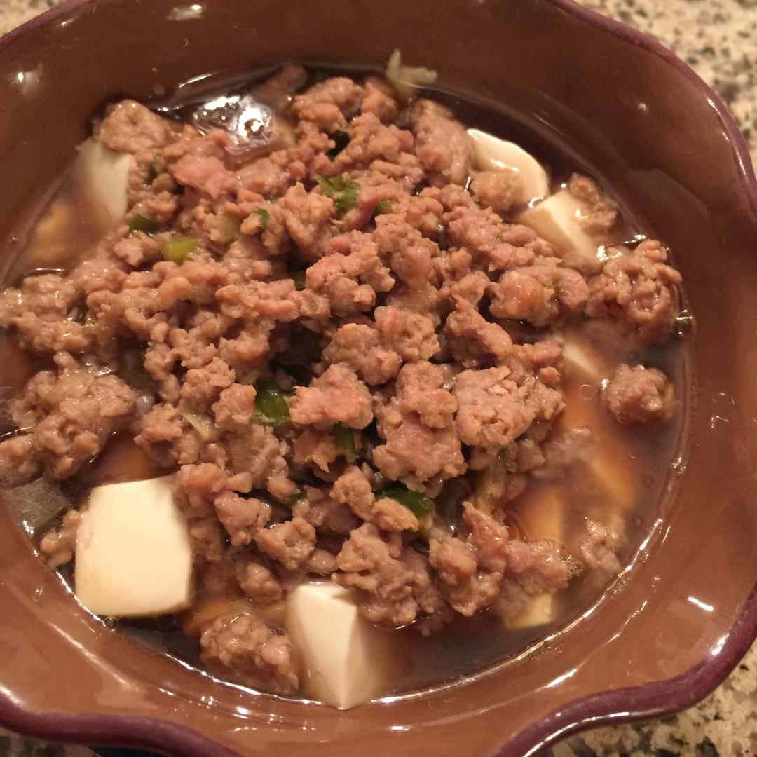 肉末蒸豆腐