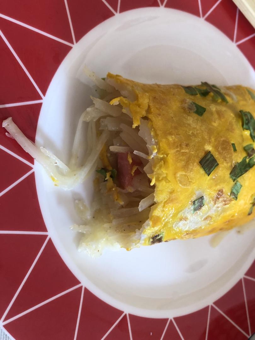 简易早餐−鸡蛋煎饼