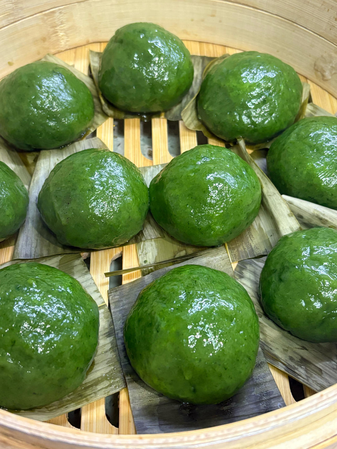 🍃自制好吃放上三天也不会变硬的艾草青团｜详细教程